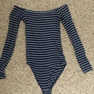 off-shoulder bodysuit